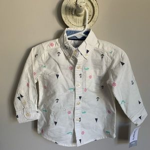 Boys nautical button up